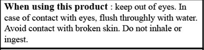 When Using This Product (When Using This Product)